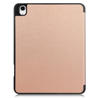 Til iPad Air 13 (2024) Slim Fit Trifoldbart deksel Pennerom - RoseGold