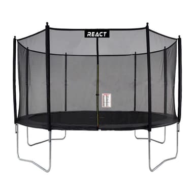 React Trampoline 427cm med Sikkerhetsnett