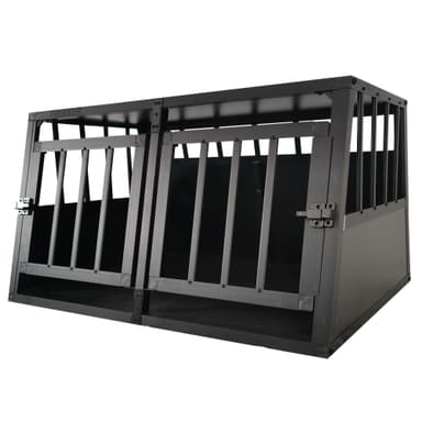 Trekker Hundebur L 89x69x50cm, Svart