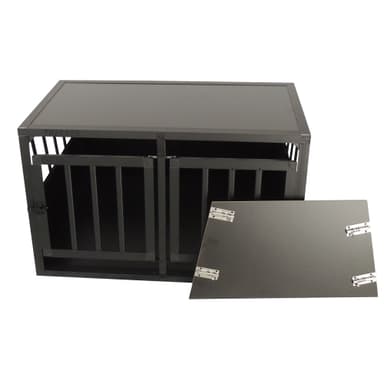 Trekker Hundebur L 89x69x50cm, Svart