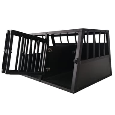 Trekker Hundebur L 89x69x50cm, Svart