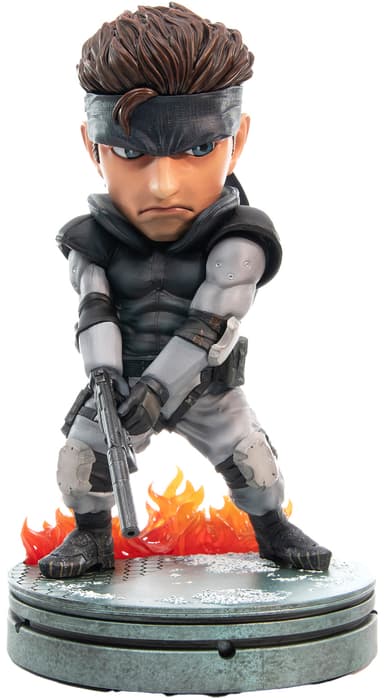 First 4 Figures Metal Gear Solid actionfigur (Solid Snake SD)