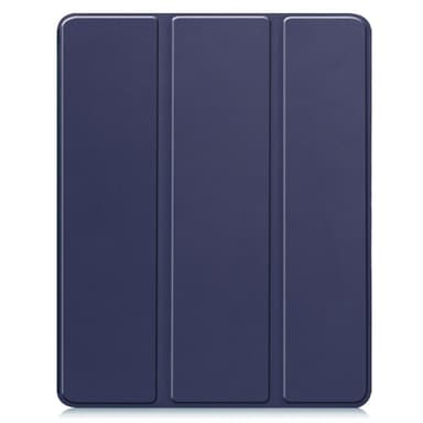 Til iPad Air 13 (2024) Slim Fit Tri-Foldbart Etui Pennebrett - Mørkeblå