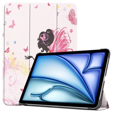 Til iPad Air 11 (2024) Slim Fit Trifoldbart deksel - Jente