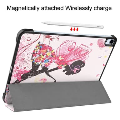 Til iPad Air 11 (2024) Slim Fit Trifoldbart deksel - Jente