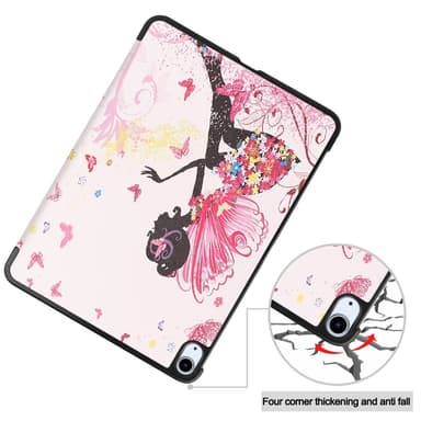 Til iPad Air 11 (2024) Slim Fit Trifoldbart deksel - Jente