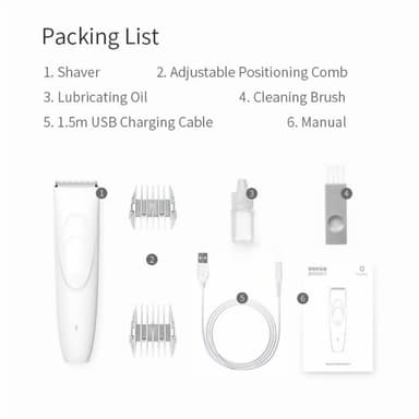 XIAOMI Pawbby elektrisk barbermaskin for kjæledyrhund