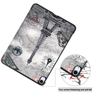 Til iPad Air 11 (2024) Trippeldeksel med smal passform — Tower