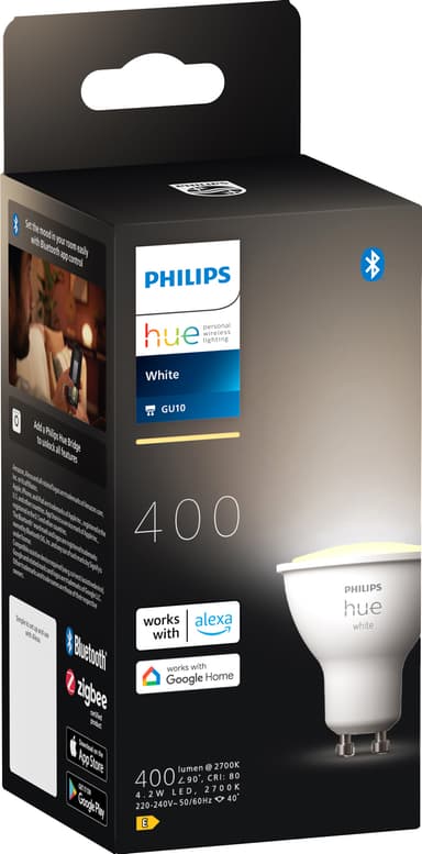 Philips Hue LED-lyspære GU10 4,2W