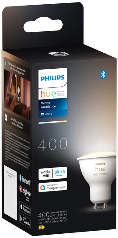 Philips Hue LED-lyspære GU10 4,2W