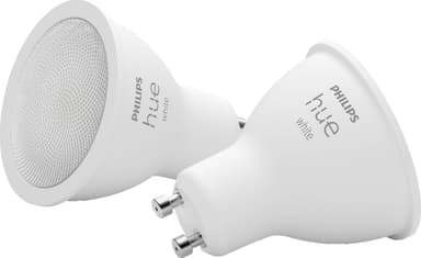 Philips Hue LED-lyspære GU10 4,2W (2-pakning)