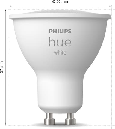 Philips Hue LED-lyspære GU10 4,2W