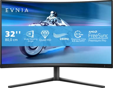 Philips Evnia 31,5" 32M2C5500W buet gamingskjerm