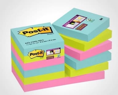 3M Post-it Super-Sticky stafettpinne 47,6 x 47,6 mm