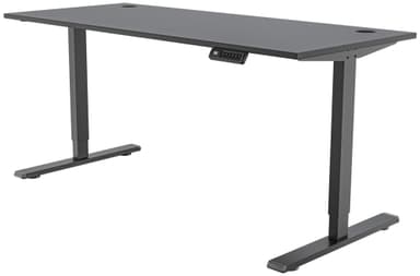 Piranha E-Base 140 høydejusterbart skrivebord (sort)