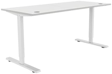 Piranha E-Base 140 høydejusterbart skrivebord (hvit)