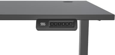 Piranha E-Base 120 høydejusterbart skrivebord (sort)