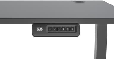 Piranha E-Base 140 høydejusterbart skrivebord (sort)