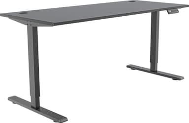 Piranha E-Base 140 høydejusterbart skrivebord (sort)