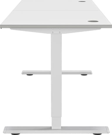 Piranha E-Base 140 høydejusterbart skrivebord (hvit)