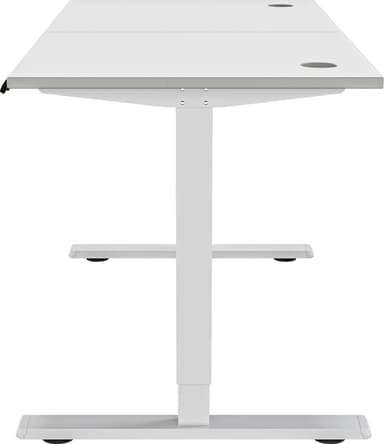 Piranha E-Base 120 høydejusterbart skrivebord (hvit)