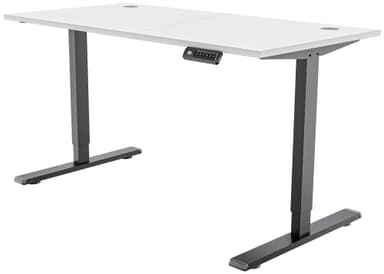 Piranha E-Base 120 høydejusterbart skrivebord (sort/hvit)