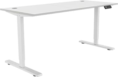 Piranha E-Base 140 høydejusterbart skrivebord (hvit)