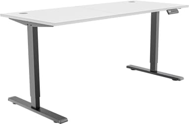 Piranha E-Base 140 høydejusterbart skrivebord (sort/hvit)