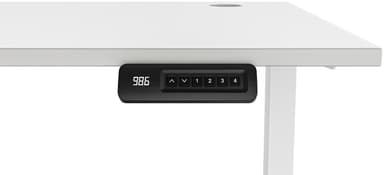 Piranha E-Base 120 høydejusterbart skrivebord (hvit)