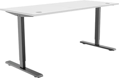 Piranha E-Base 140 høydejusterbart skrivebord (sort/hvit)