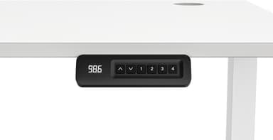 Piranha E-Base 140 høydejusterbart skrivebord (hvit)