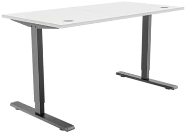 Piranha E-Base 120 høydejusterbart skrivebord (sort/hvit)