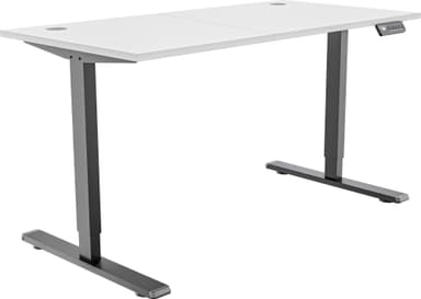 Piranha E-Base 120 høydejusterbart skrivebord (sort/hvit)