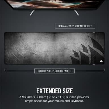 Corsair MM300 PRO gaming musematte (XXL)