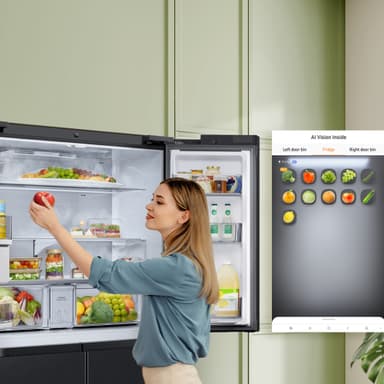 Samsung French door kombiskap RF65DG9H0ESREF
