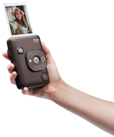 Fujifilm Instax Mini LiPlay instant camera (brown)