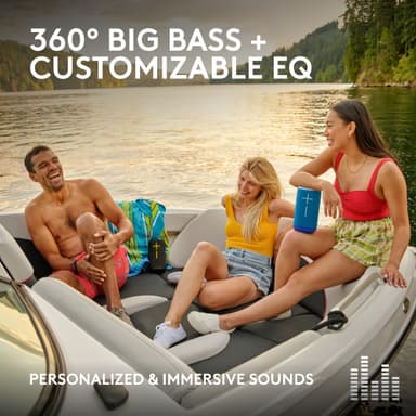 Ultimate Ears EVERBOOM trådløs bærbar høyttaler (sort)