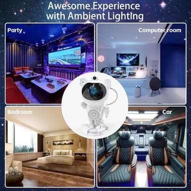 Astronaut stjernehimmel projekt - Astronaut Galaxy Starry Sky Light-projektor - USB