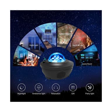 LED Galaxy Sky Projector - Skape en vakker stjernehimmel