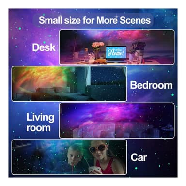 Astronaut Night Light / Galaxy Lampe med fjernkontroll - Nepula Starry Sky Projector