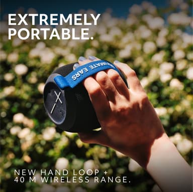Ultimate Ears WONDERBOOM PLAY trådløs bærbar høyttaler (sort)