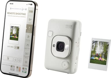 Fujifilm Instax Mini LiPlay instant camera (white)