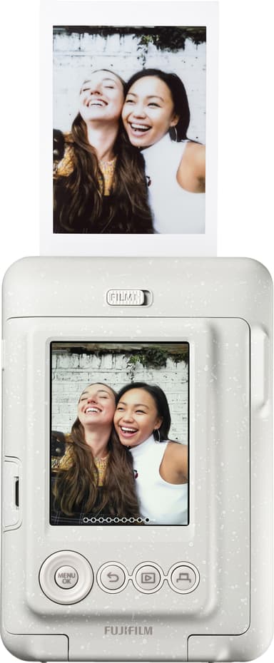 Fujifilm Instax Mini LiPlay instant camera (white)