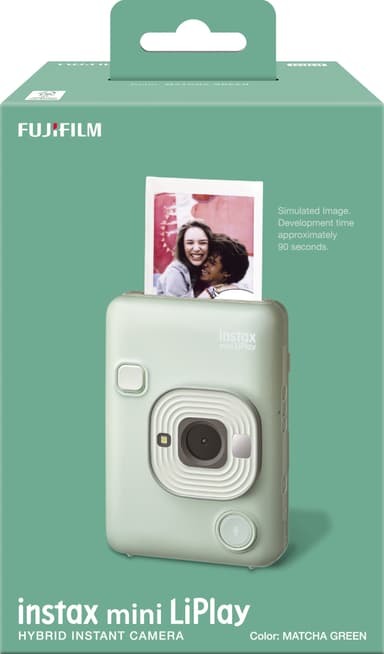 Fujifilm Instax Mini LiPlay instant camera (green)