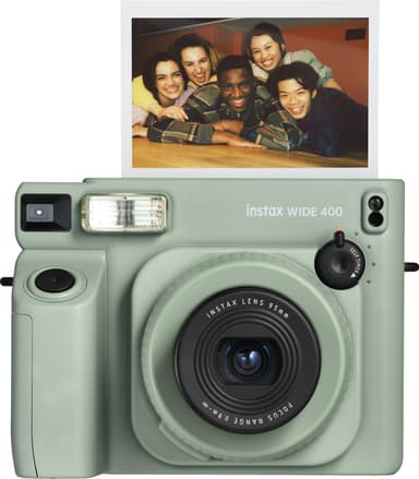 Fujifilm Instax Wide 400 polaroidkamera (grønn)