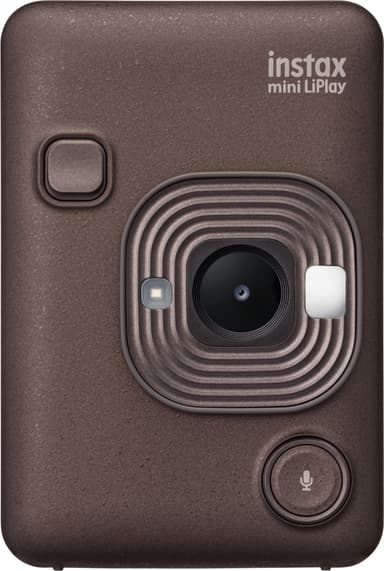Fujifilm Instax Mini LiPlay instant camera (brown)