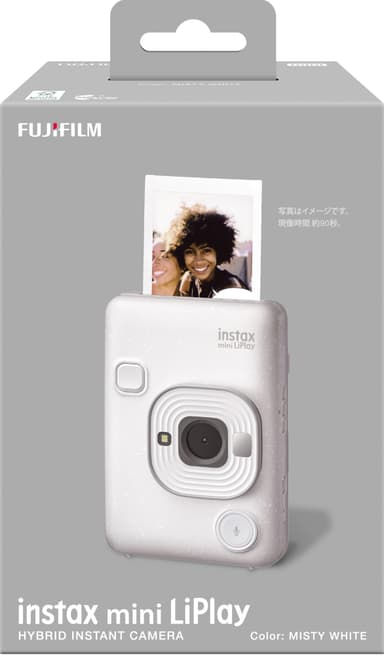 Fujifilm Instax Mini LiPlay instant camera (white)