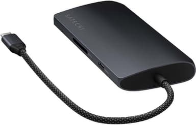 Satechi USB-C 8K Ethernet V3 Multiport USB hub (Midnight)