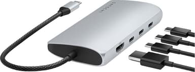 Satechi USB-C 8K Ethernet V3 Multiport USB hub (Silver)