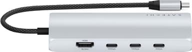Satechi USB-C 8K Ethernet V3 Multiport USB hub (Silver)